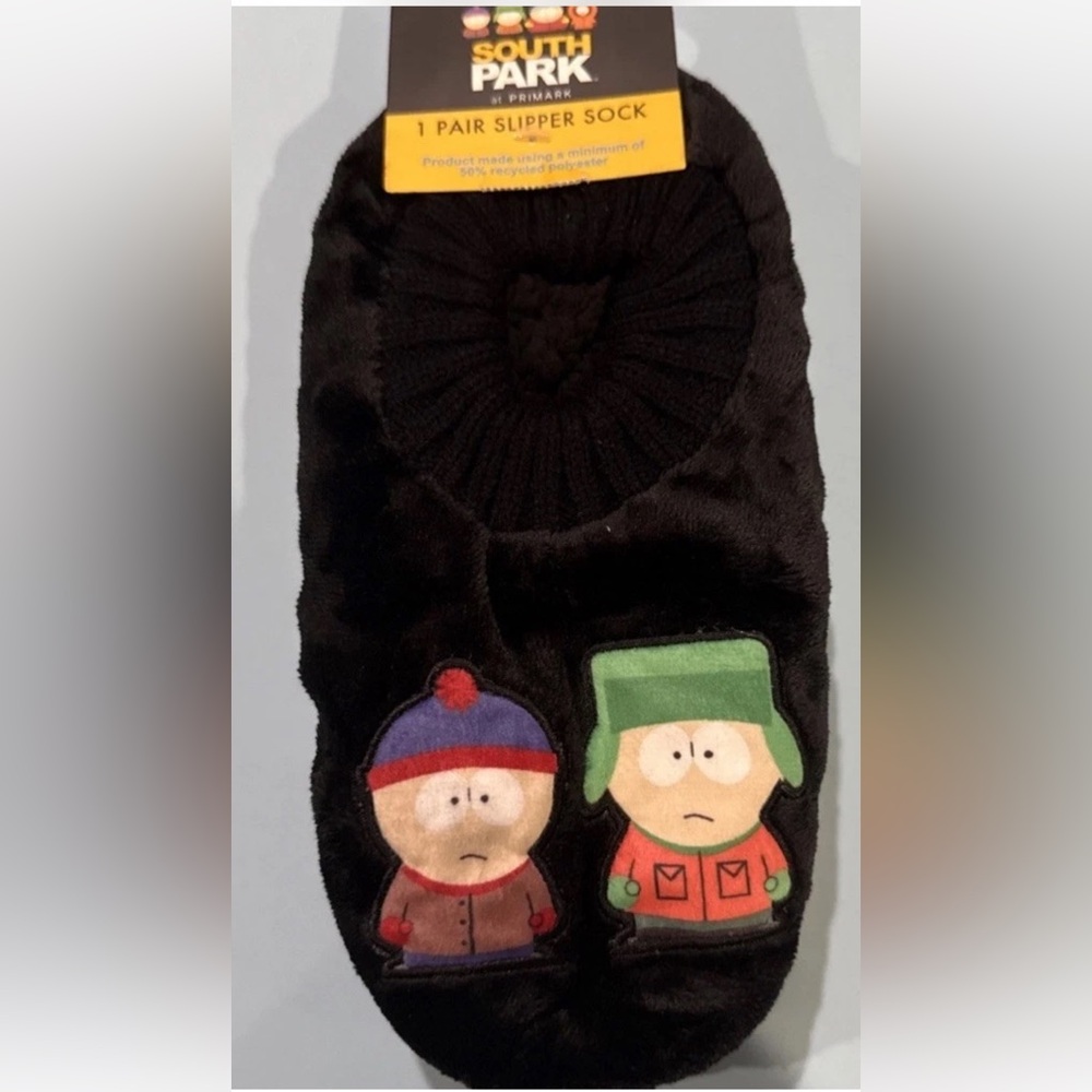 SOUTHPARK X Primark Slipper Sock Brand New. Adult Size 6-8